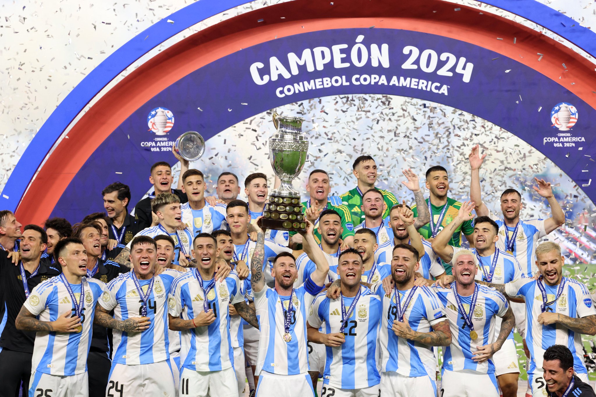 Argentina gana su 16º Copa América y se proclama bicampeón