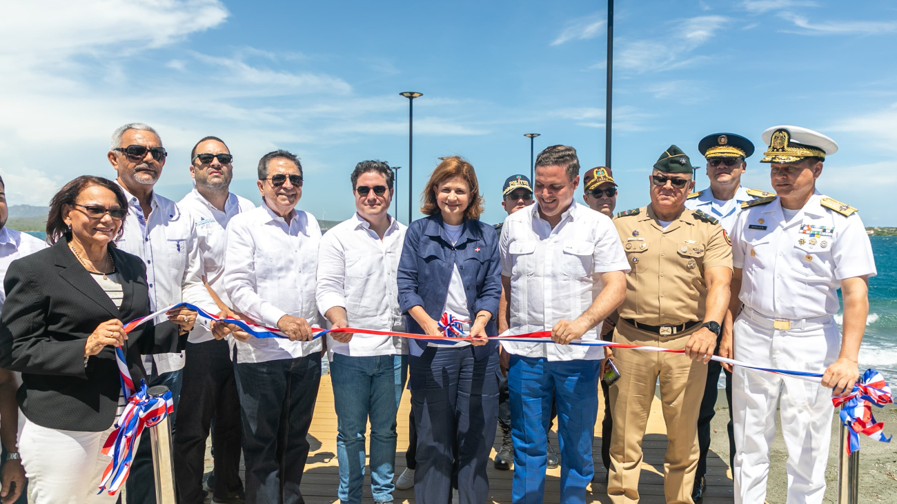 Inauguración de nuevo muelle pesquero en Pedernales