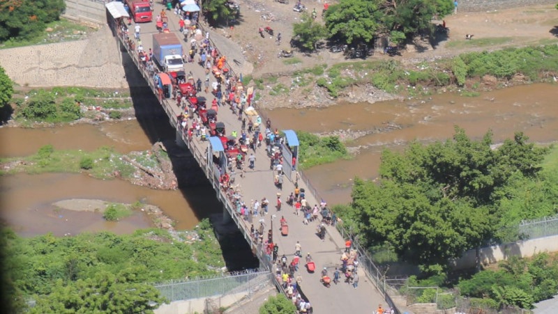 Comercio en la frontera de Dajabón se mantiene normal a pesar de los enfrentamientos en Haití