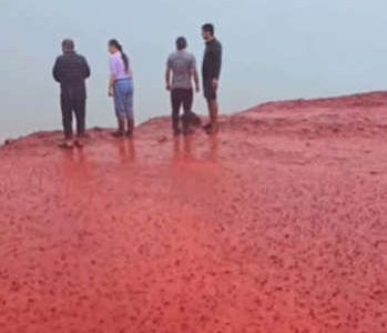 Cascada en playa de Irán se vuelve viral por su belleza única