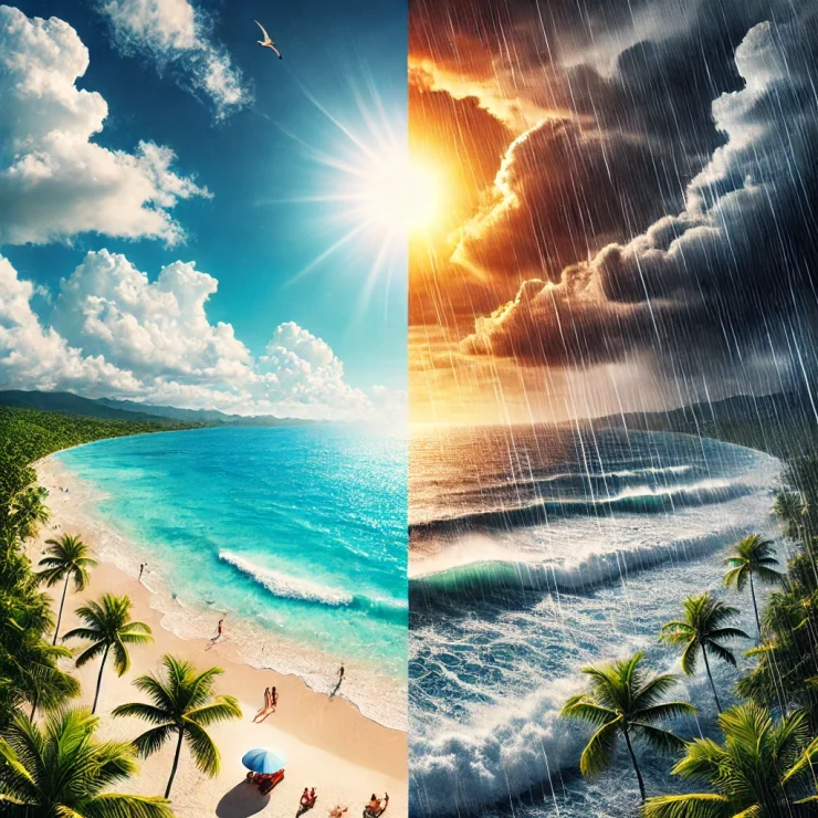 Clima hoy en República Dominicana temperaturas altas y lluvias aisladas