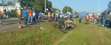 Estado de salud de militares en accidente autopista Duarte es delicado