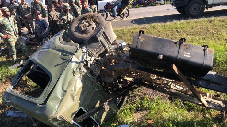 Accidente en la autopista Duarte deja dos muertos y siete heridos