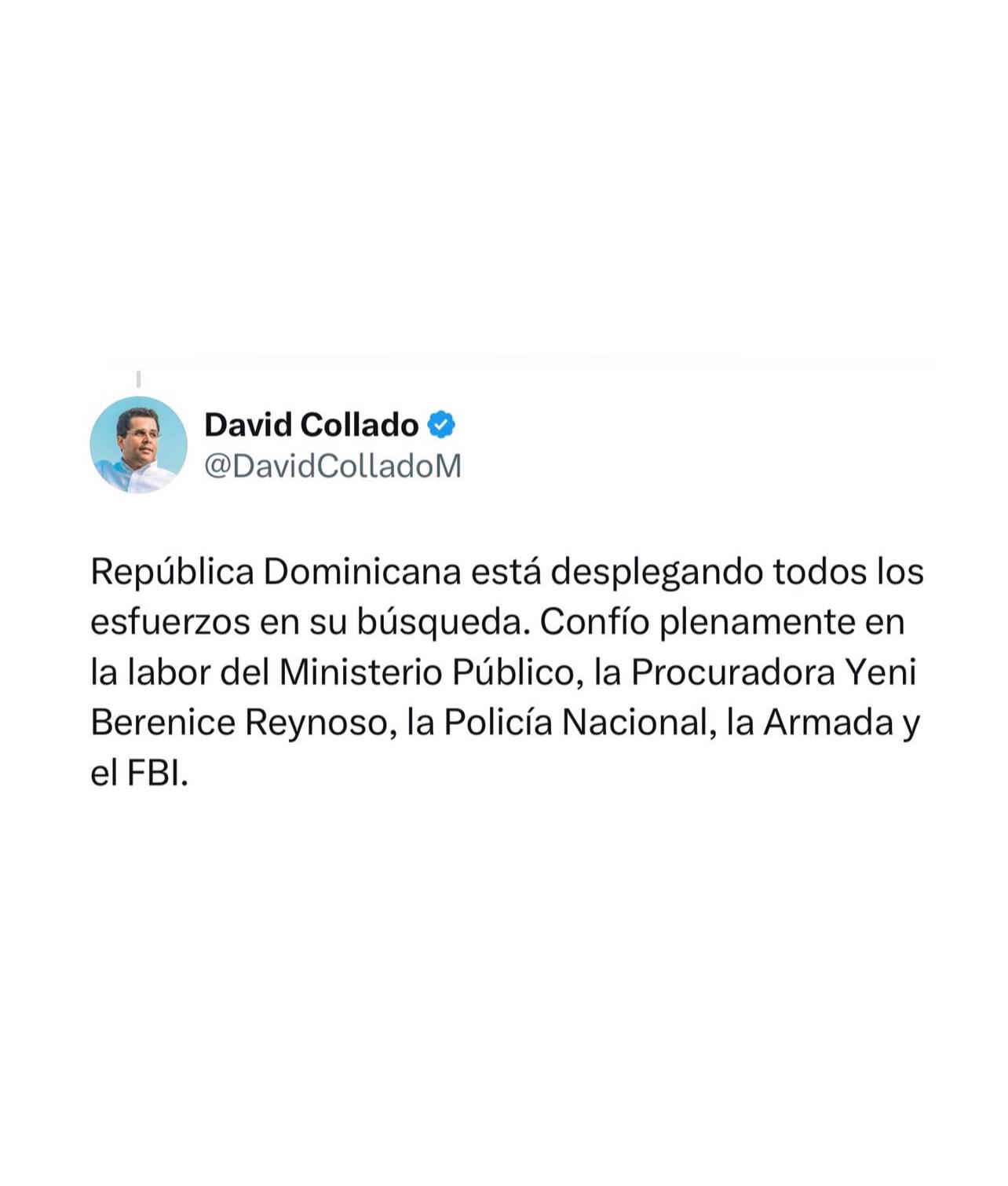 David Collado reitera seguimiento al caso de Sudiksha Konanki