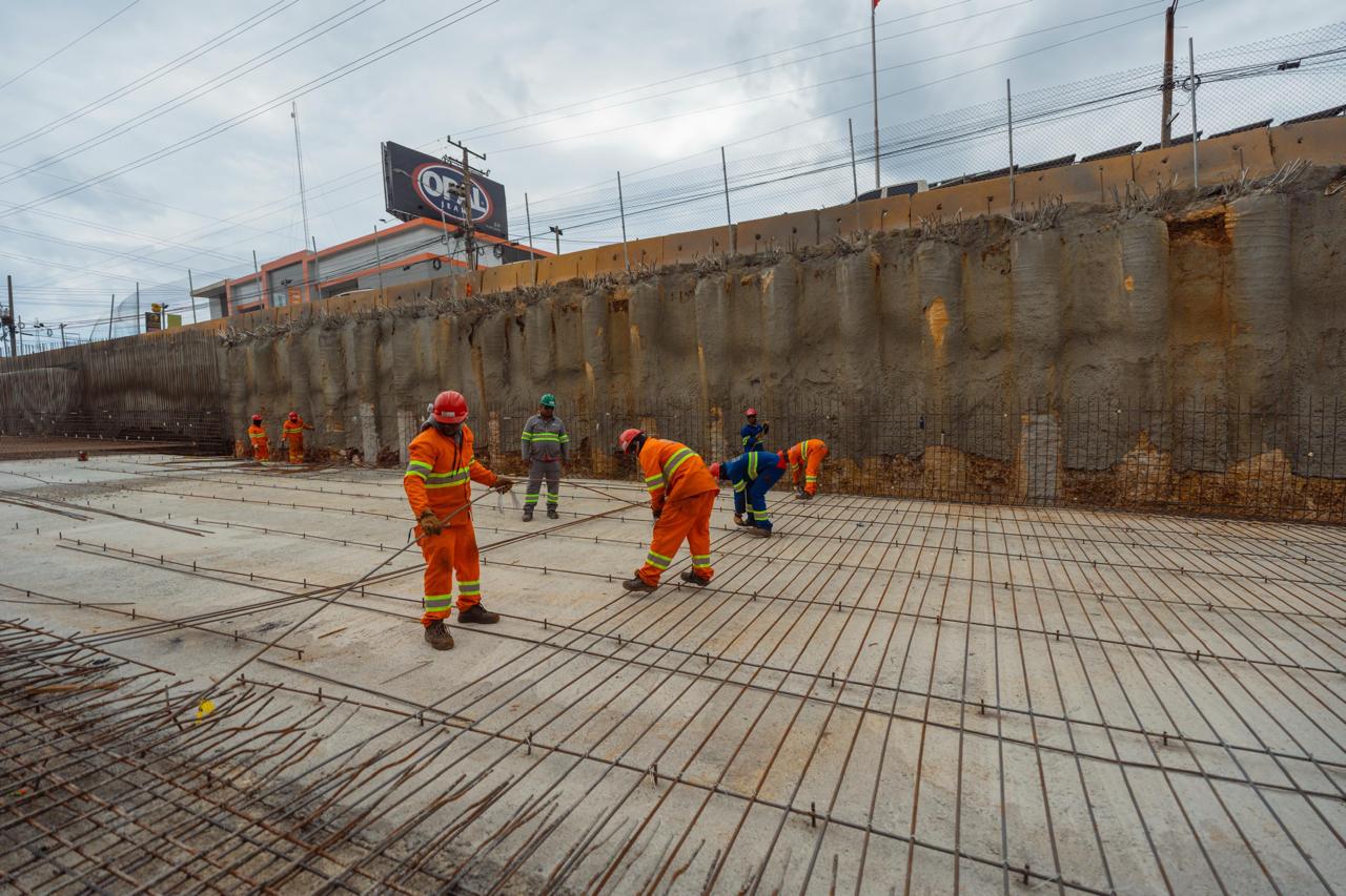 Paliza y Estrella supervisan avances en obras viales